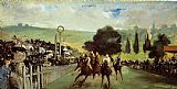 Racetrack Near Paris by Edouard Manet